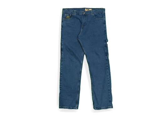 Botle Embroidery Baggy Jeans